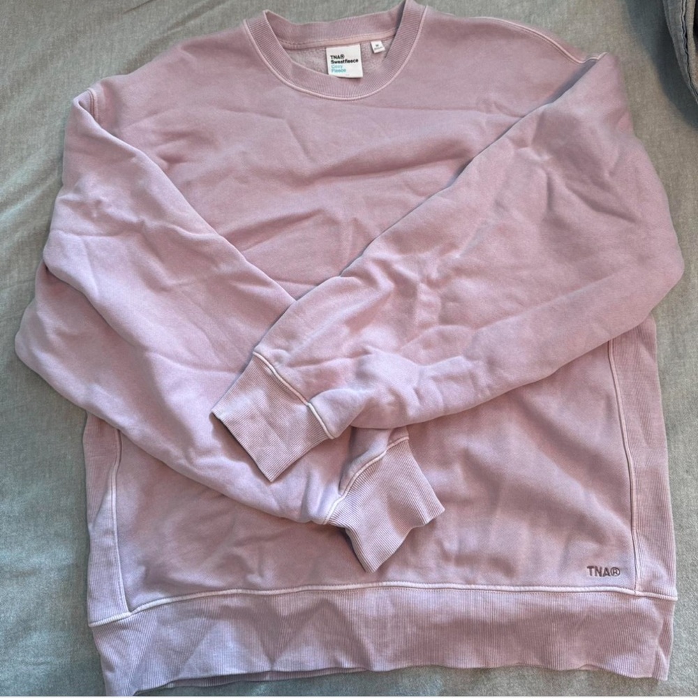 Aritzia Light Pink Crewneck Sweatshirt